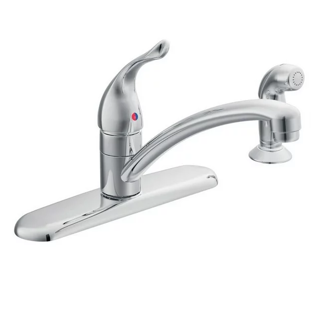 A single-handle faucet invented by Al Moen